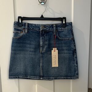 Alice + Olivia Denim Mini Skirt NWT